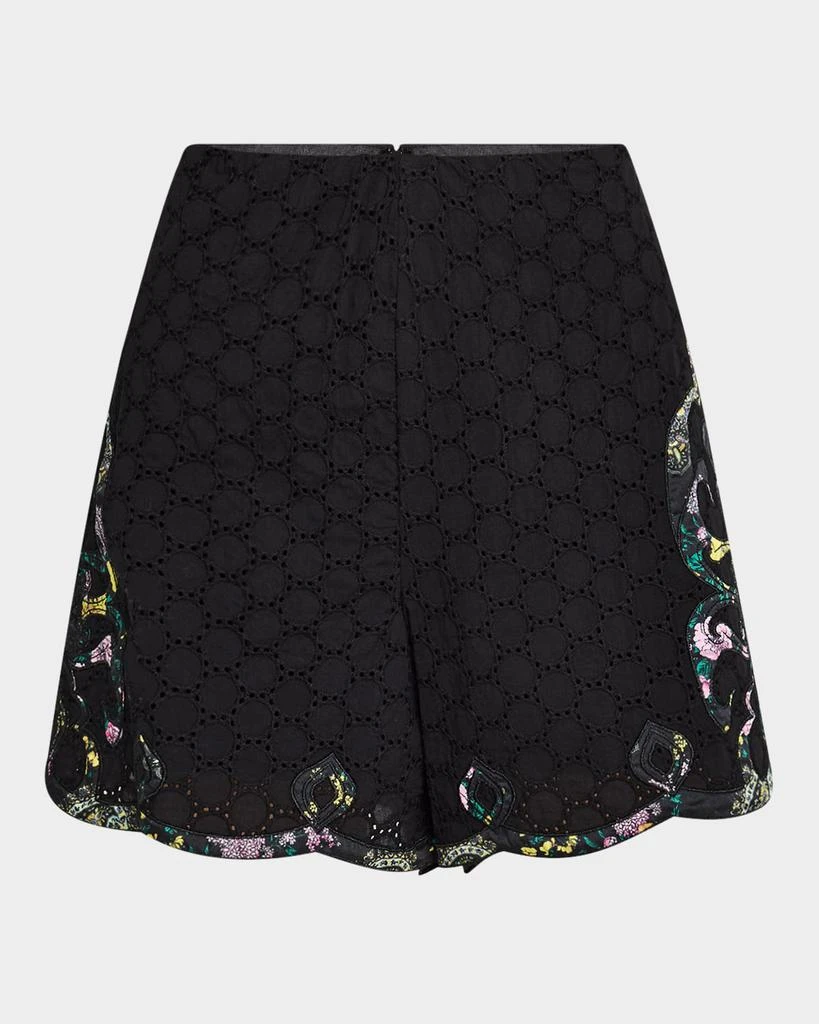 Kobi Halperin Kimberly Scalloped Eyelet Shorts 1