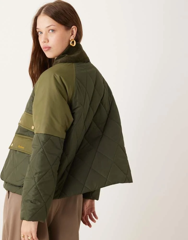 Barbour Barbour Milby Quilt jacket in olive/ancient 4