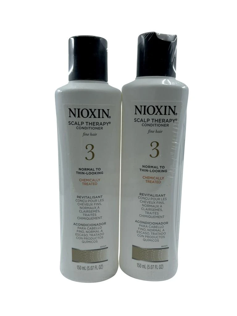 NIOXIN Scalp Treatment 3 Normal Thin Chemical Treated Hair 5.07 OZ Set of 2 1