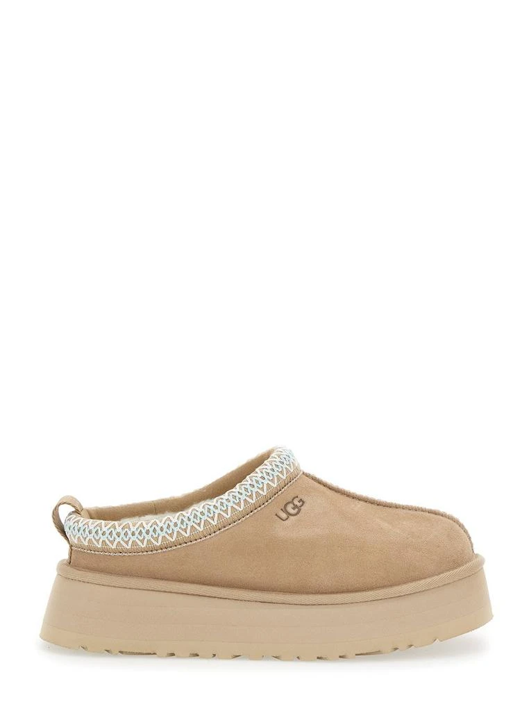 UGG UGG Tazz Logo Embossed Platform Slippers from Cettire