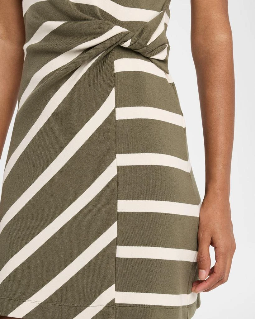 Tanya Taylor Cody Stripe Short-Sleeve T-Shirt Dress 5