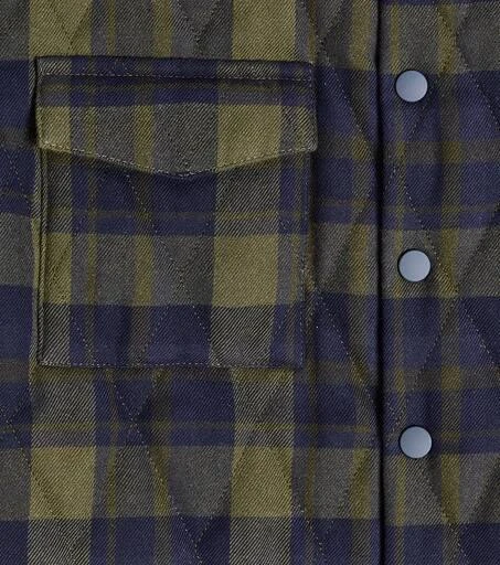 IL GUFO Quilted checked puffer jacket 3