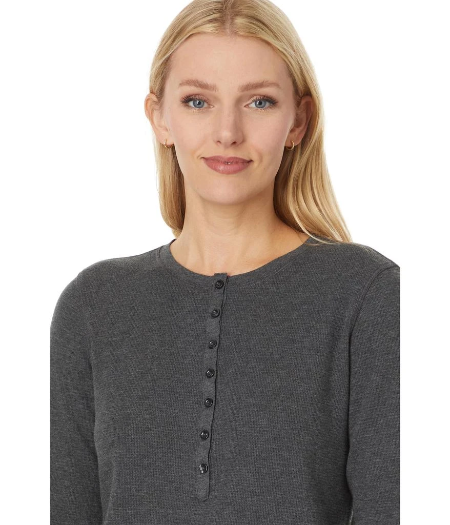 L.L.BEAN Waffle-Knit Henley 3