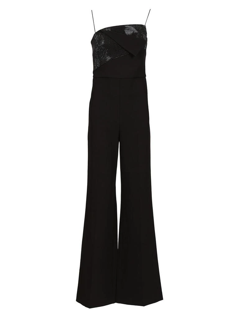 ROLAND MOURET Roland Mouret Strapless Wide Leg Jumpsuit 1
