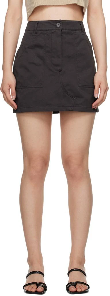 Nothing Written Gray Sam Miniskirt 1