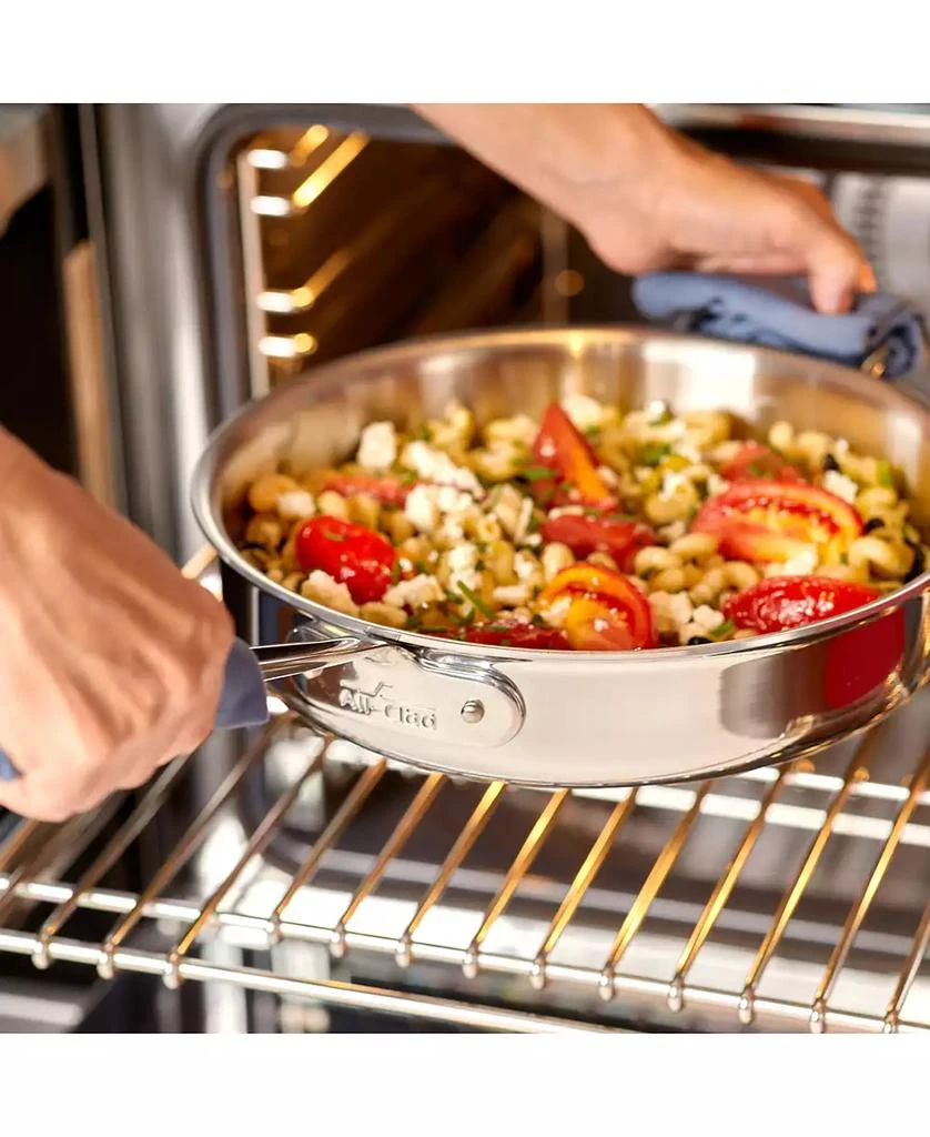 All-Clad All Clad D3 Stainless 3-ply Bonded Cookware Set, Nonstick 10 piece 5