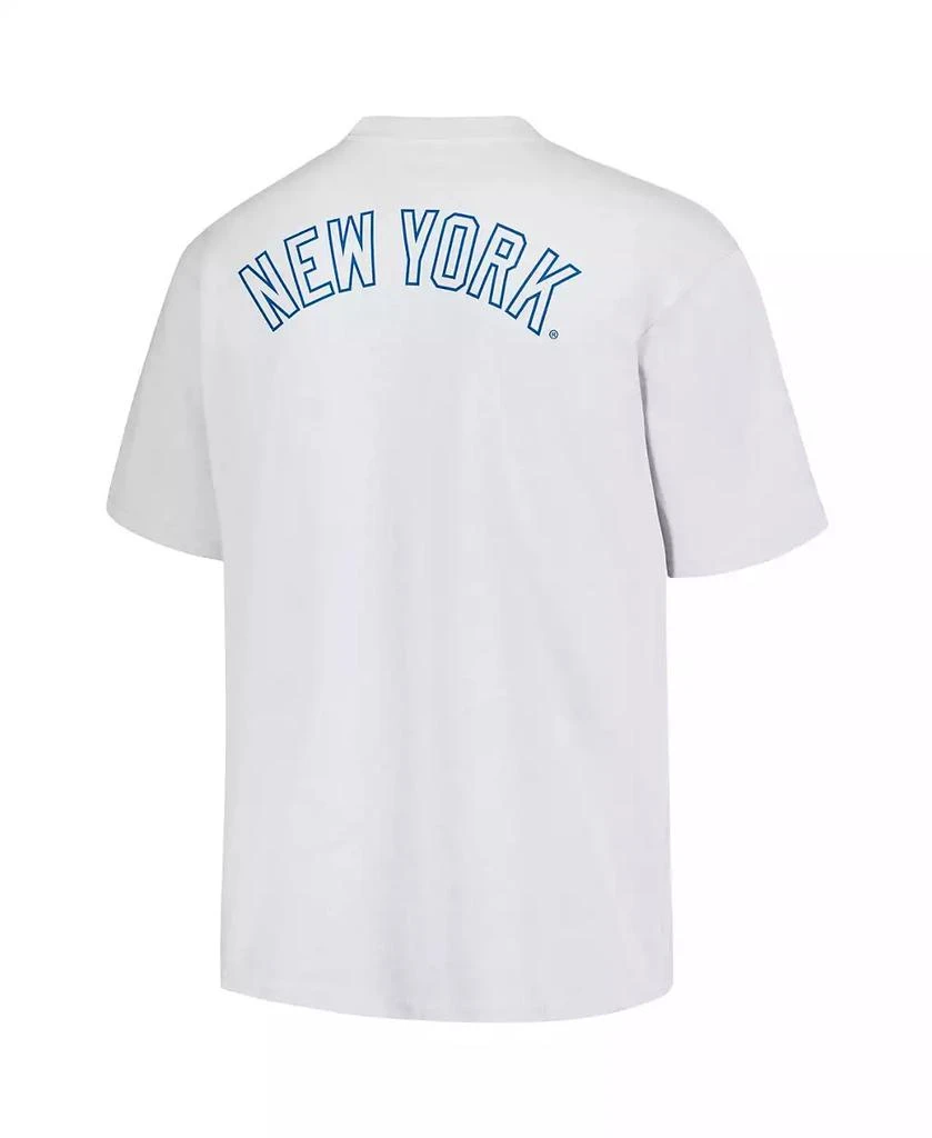 PLEASURES Men's White New York Yankees Mascot T-shirt 3