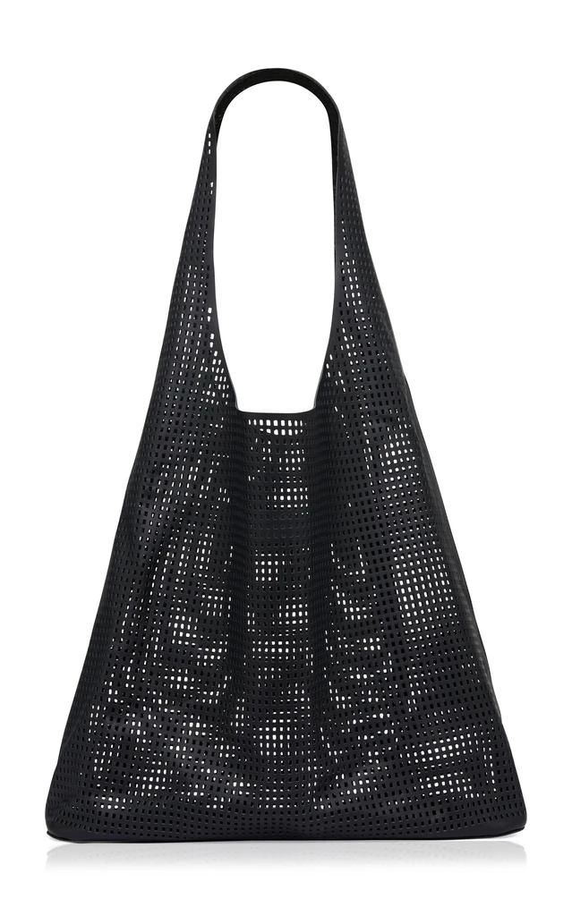 St. Agni St. Agni - Perforated Soft Leather Tote Bag - Black - OS - Moda Operandi 1