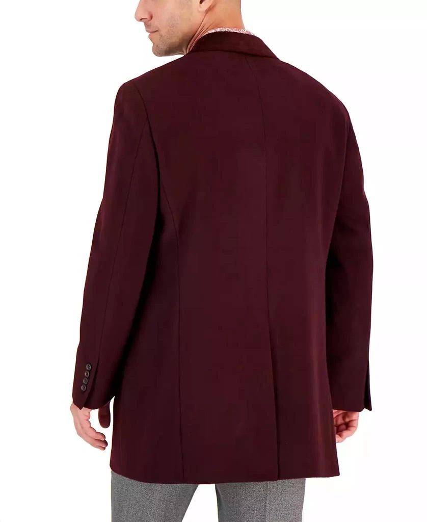Tallia Men's Wool Blend Solid Overcoat 2