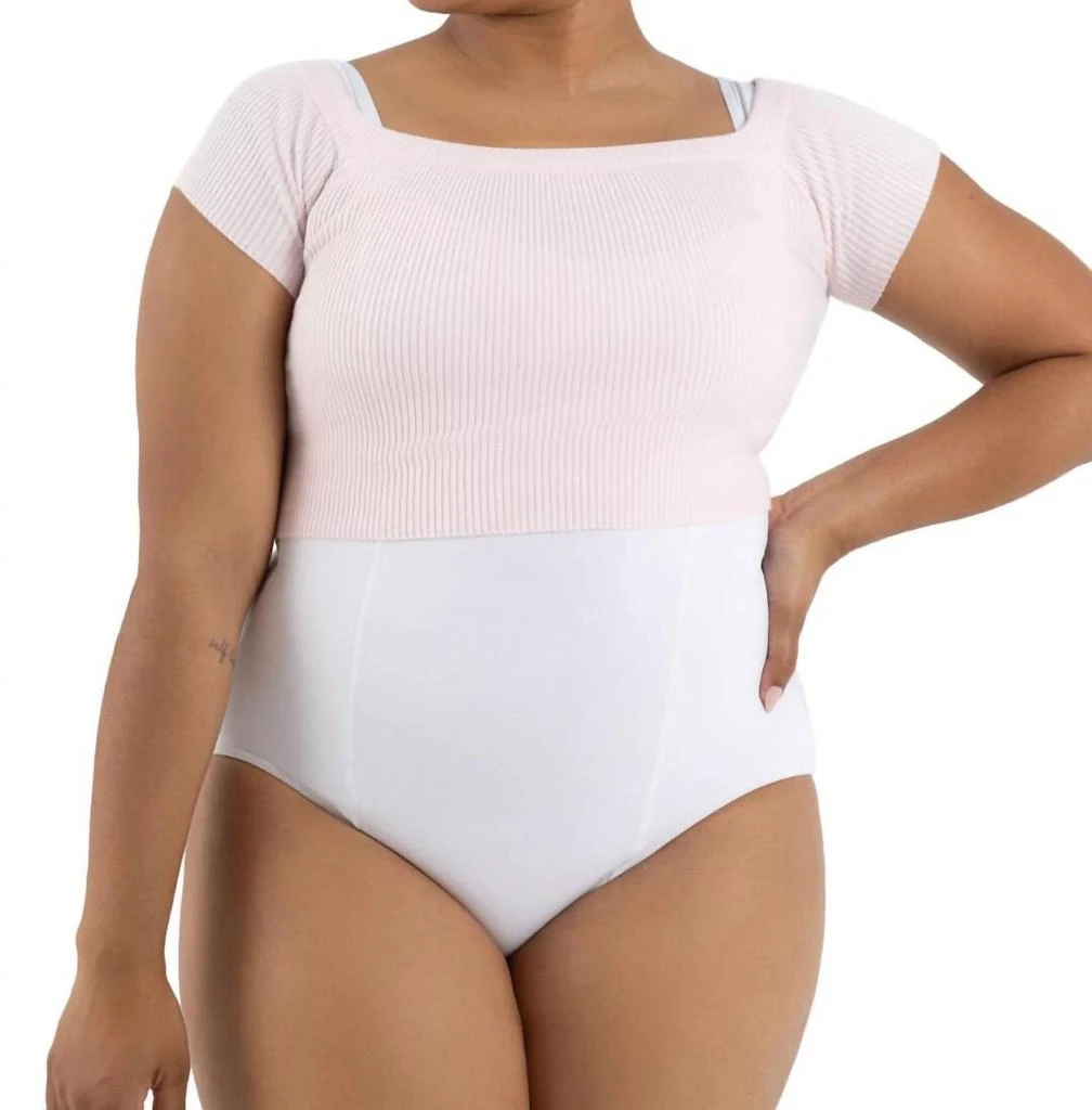 Capezio Capezio - Ribbed Knit Cropped Sweater 1