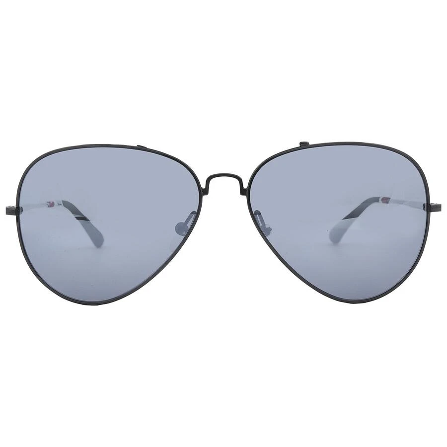 ORLEBAR BROWN X Linda Farrow Grey Pilot Unisex Sunglasses OB9C11SUN 58 1