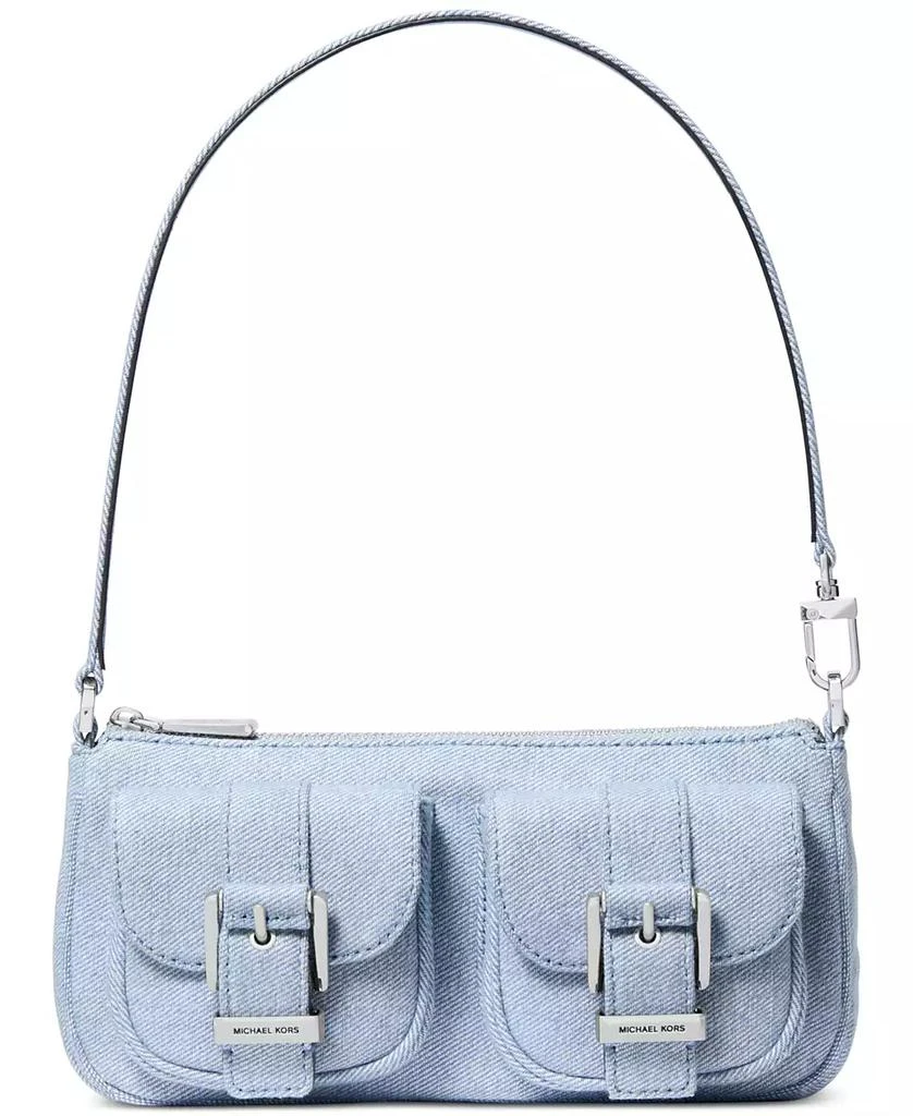 Michael Kors Zoe Small Denim Convertible Shoulder Bag 1