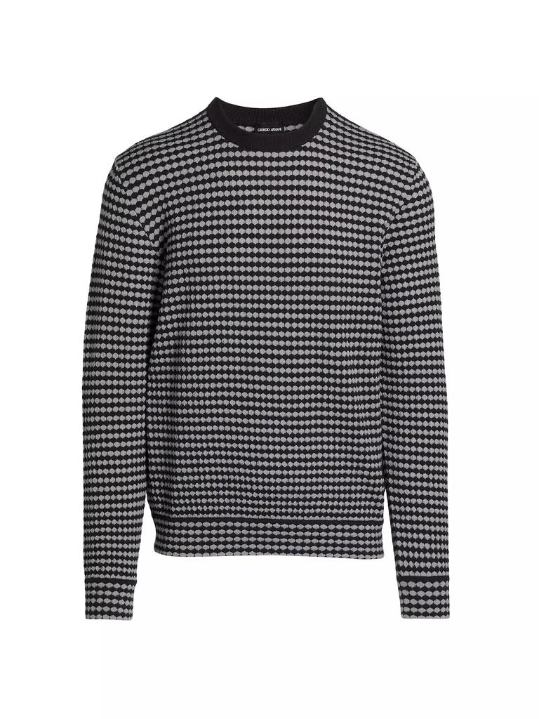 Giorgio Armani Geo Print Crewneck Sweater 1