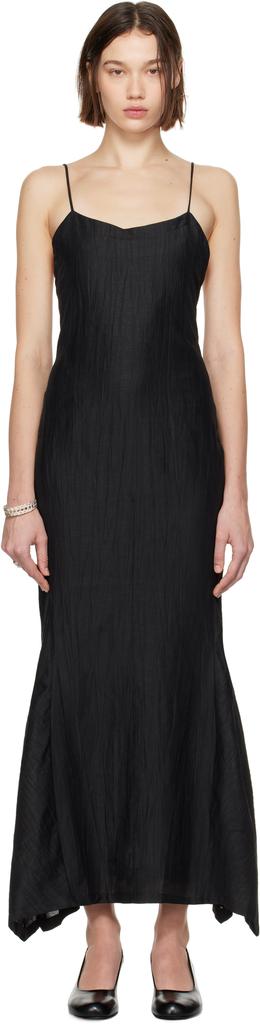 【送料&関税込】Our Legacy Naiad Dress Our Legacy Black Naiad Maxi Dress - Dresses & Skirts