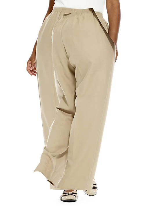 Alfred Dunner Dunner Repln Short Pull On Poly Pant 2