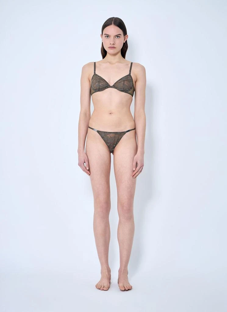 Diesel Camo Lace Plunge Bra 2
