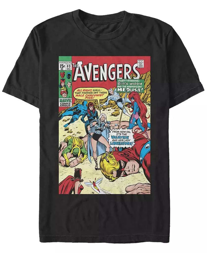 FIFTH SUN Men's Female Avengers Short Sleeve Crew T-shirt 1