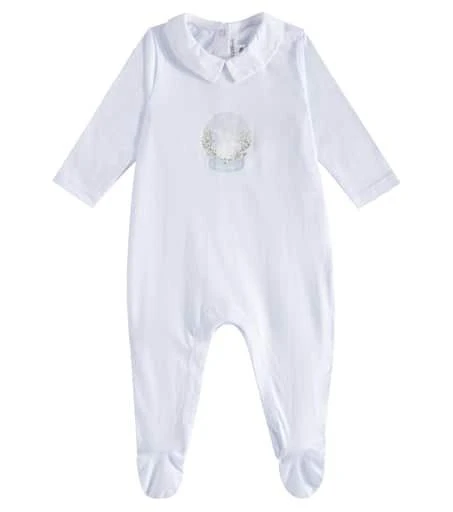 Tartine et Chocolat Baby printed cotton jersey onesie 1
