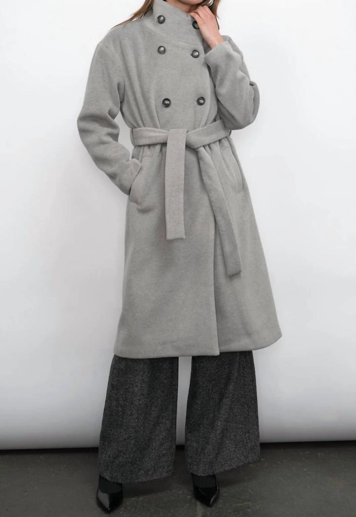 Greylin Greylin - Nessa Funnel Neck Coat 1