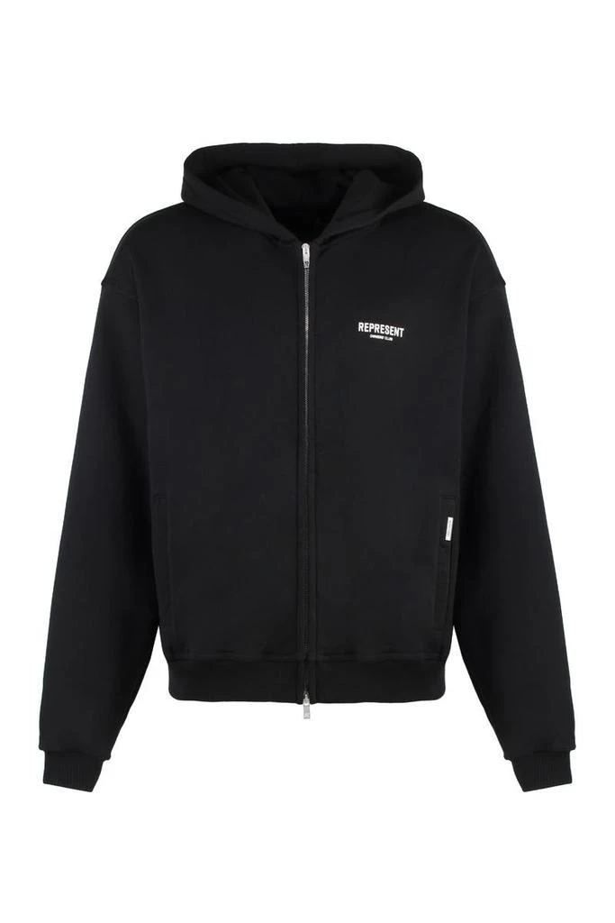 Represent Represent Full Zip Cotton Hoodie 1