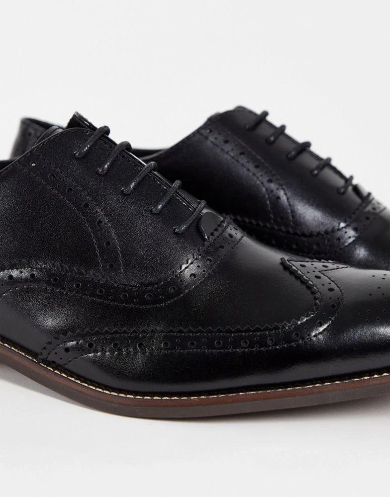 Gianni Feraud Gianni Feraud lace up brogue in black 2