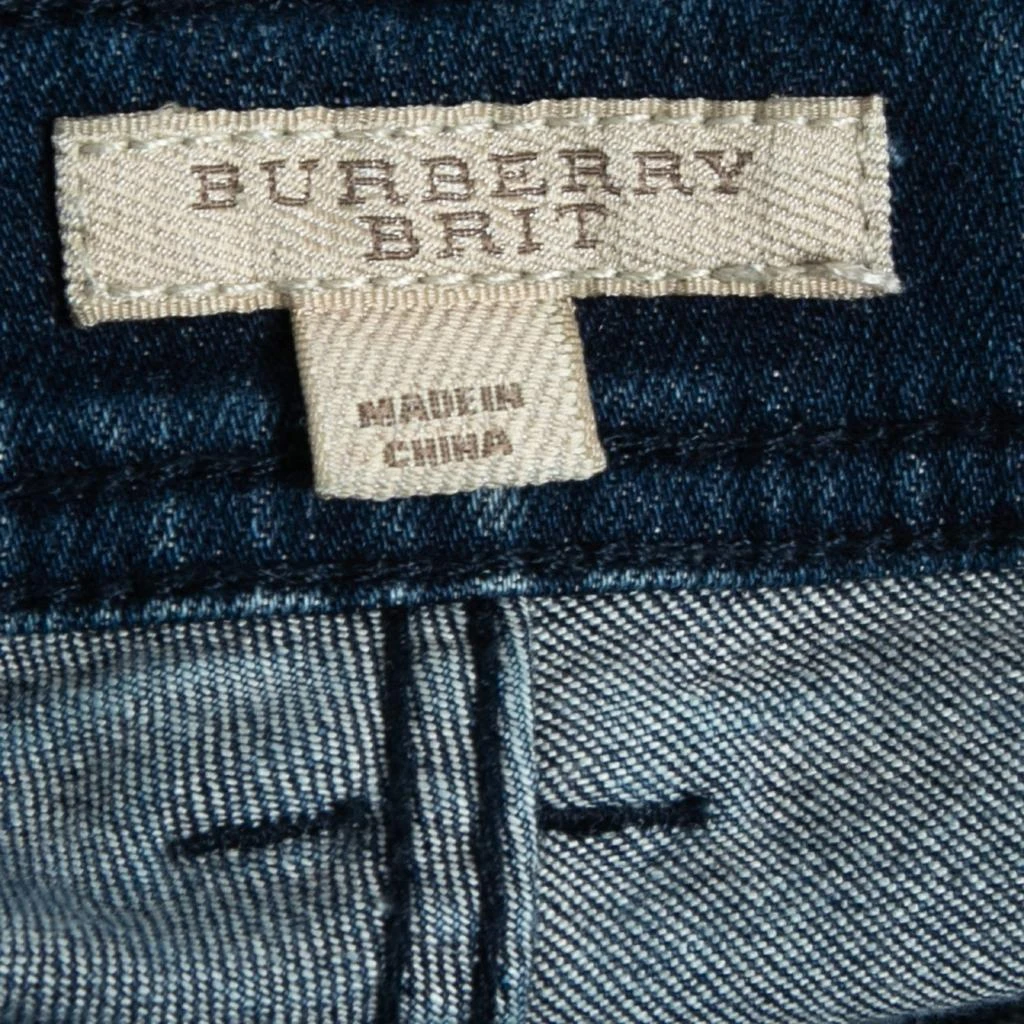 Burberry Burberry Brit Blue Denim Westbourne Skinny Ankle Jeans S Waist 28" 4
