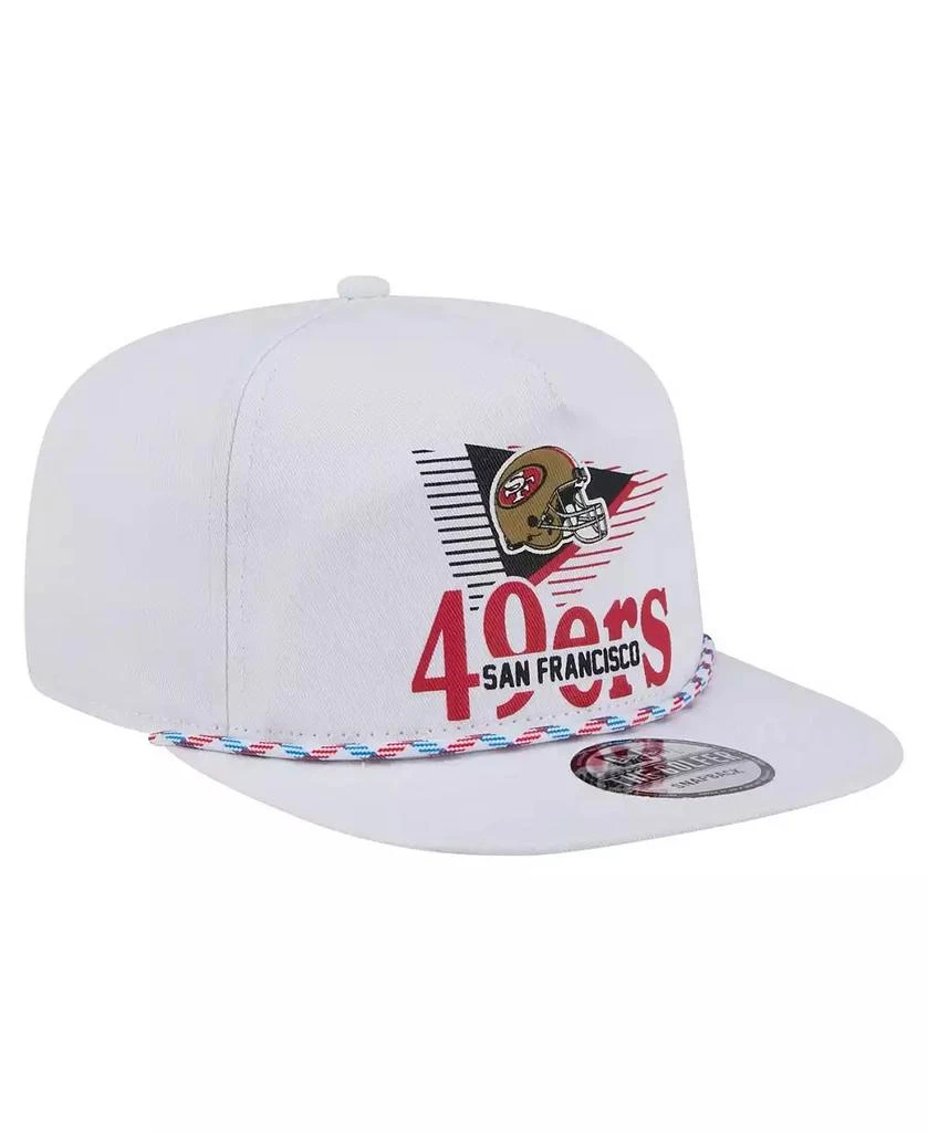 New Era Men's White San Francisco 49ers Collide Golfer Snapback Hat 2