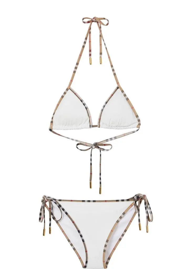 Burberry Check trim bikini 7