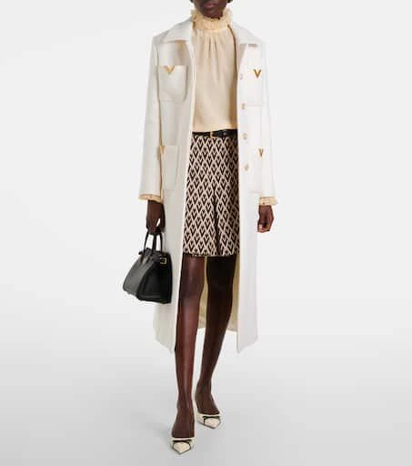 Valentino Bepointy 45 bow-detail leather pumps 3