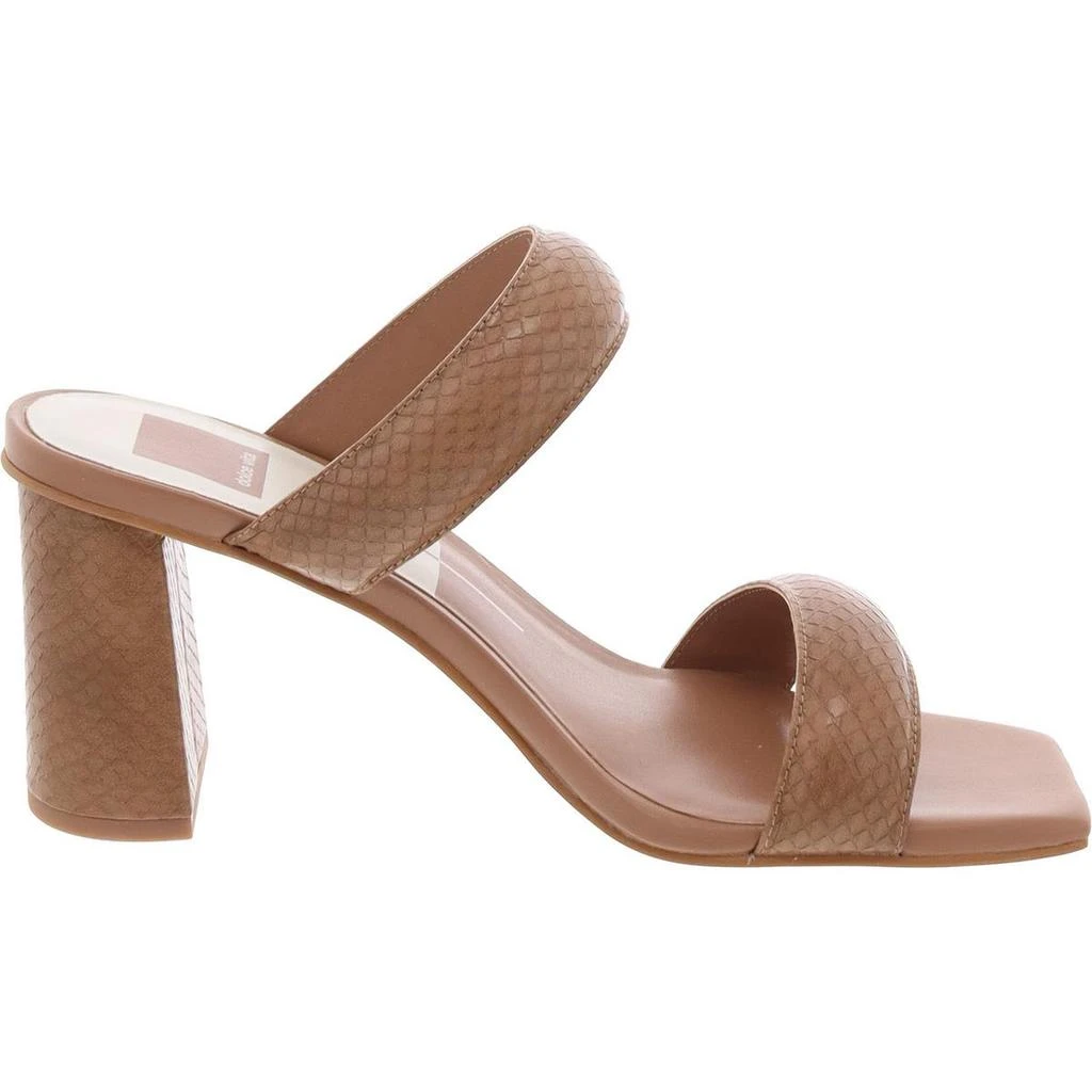 Dolce Vita Pascoe Womens Slip On Double Strap Block Heel 5