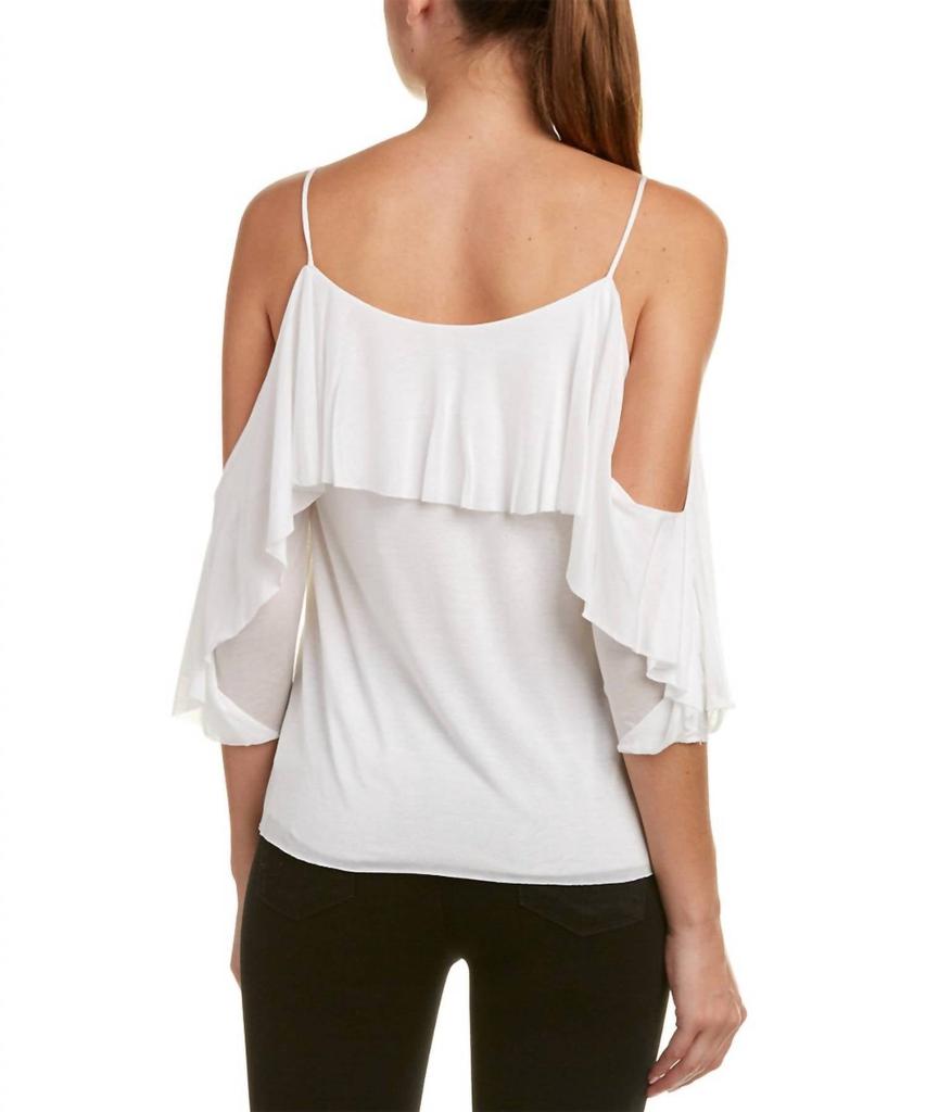 Bailey 44 Bailey 44 - Women Cold Shoulder Spaghetti Strap Layered Top
