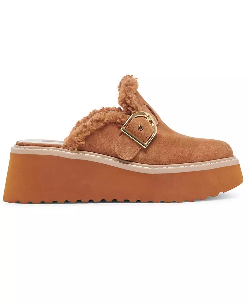 Dolce Vita Women's Lelani Plush Platform Clogs 2