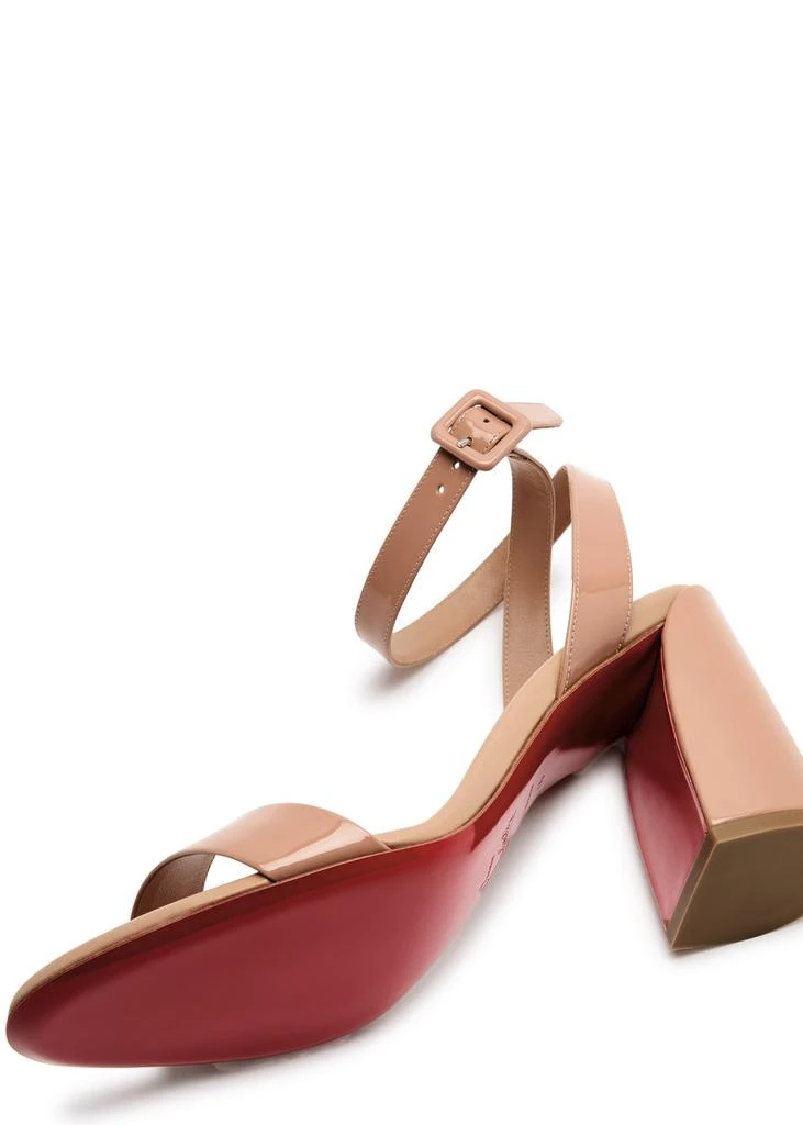 Christian Louboutin Miss Sabina 85 patent leather sandals 4