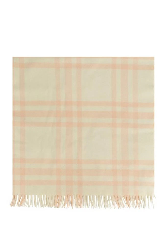 Burberry Burberry Kids Checked Fringed Blanket 1