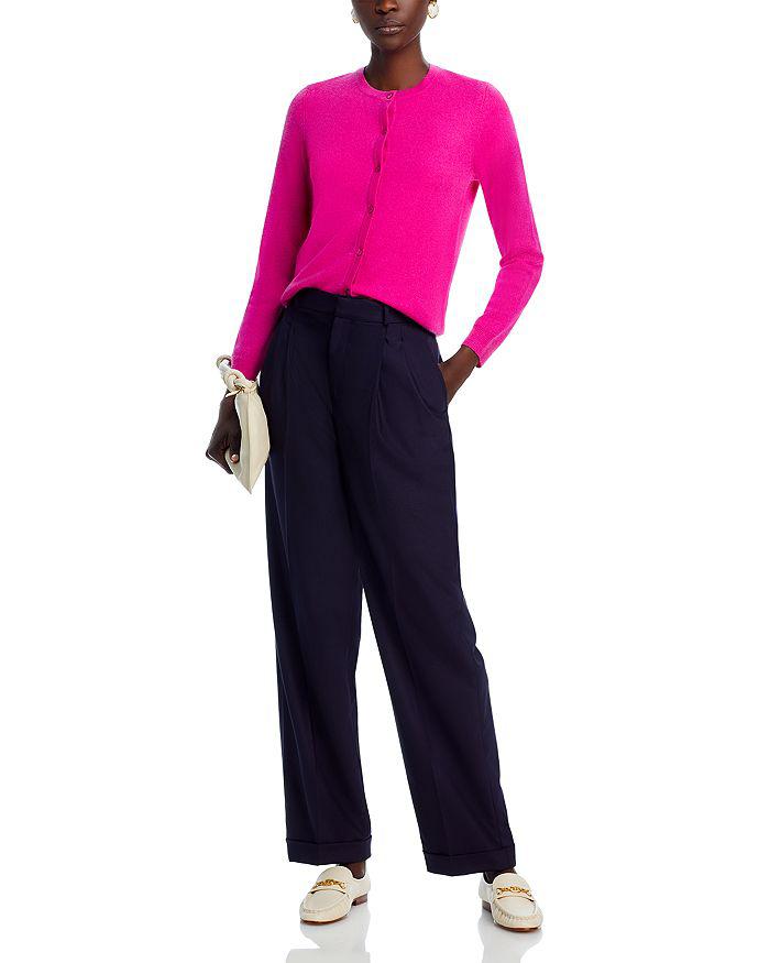 Bloomingdale's C by Bloomingdale's Crewneck Cashmere Cardigan - Exclusive