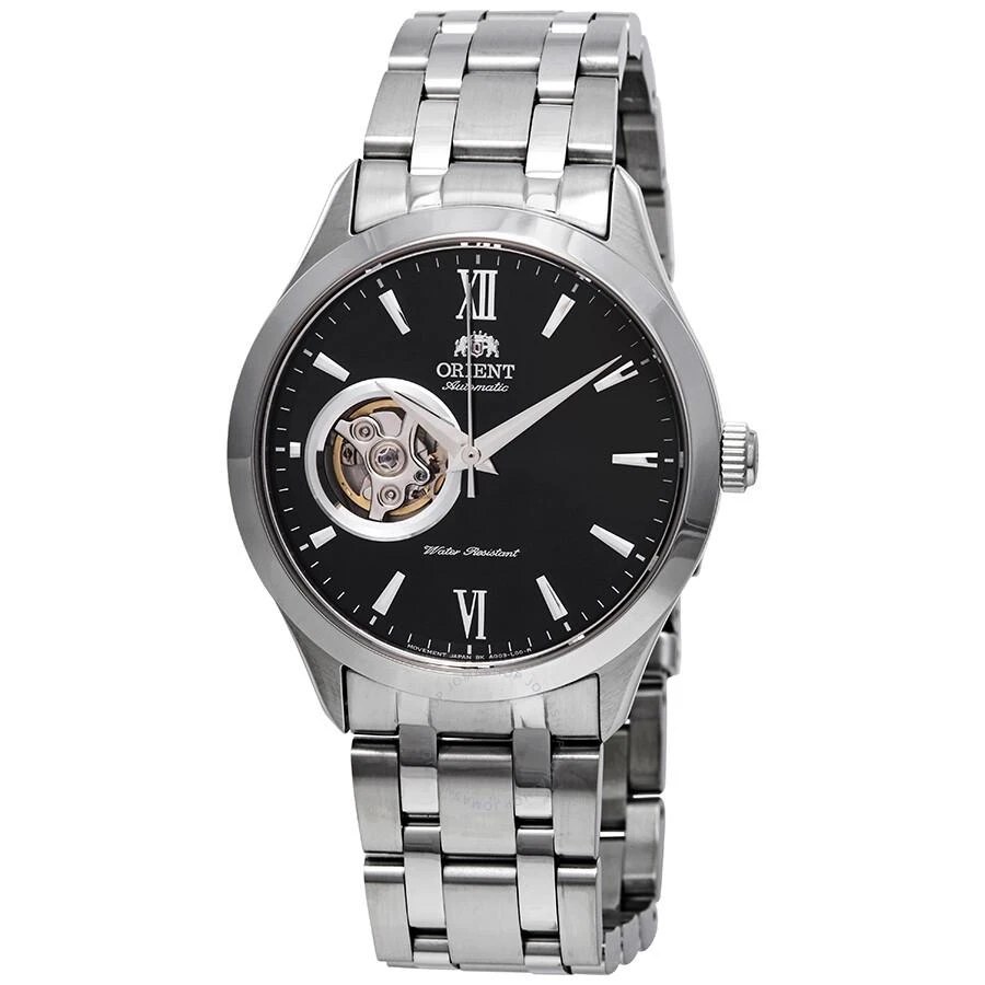 Orient Star Open Heart Automatic Black Dial Men's Watch FAG03001B0 1