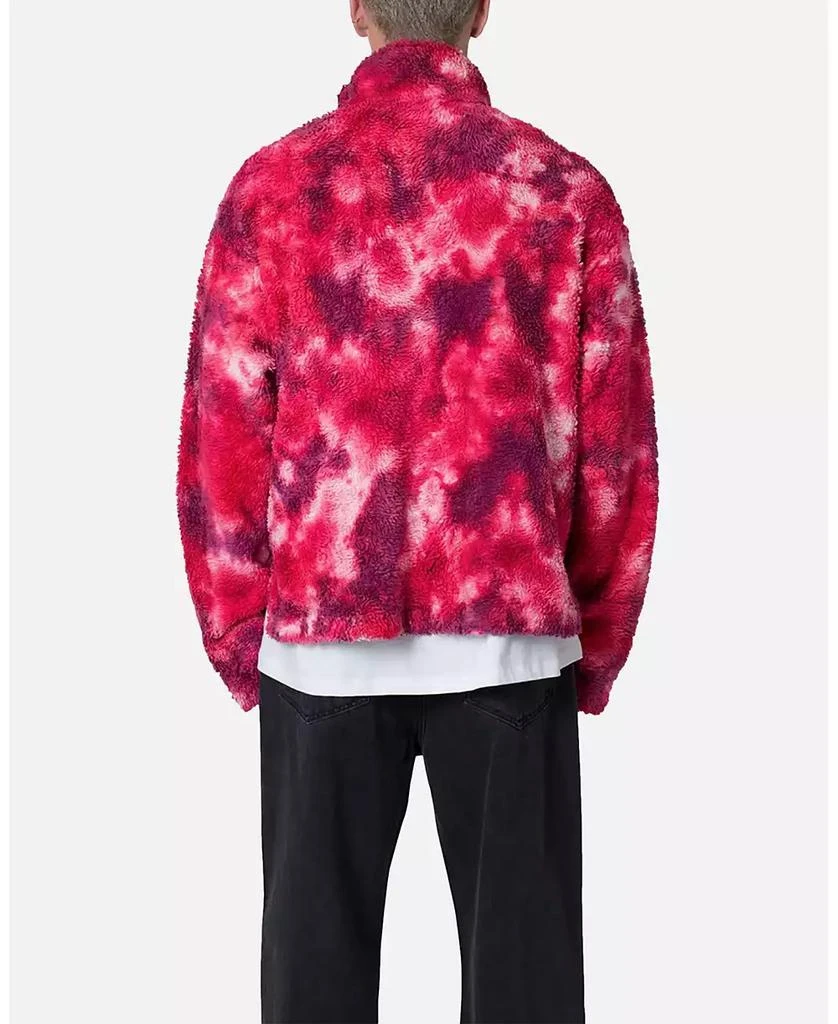 Loiter Men's Tie Dye Sherpa Pullover Sweater 2
