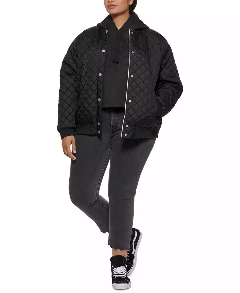 Levi's Plus Size Quilted Bomber Jacket 4