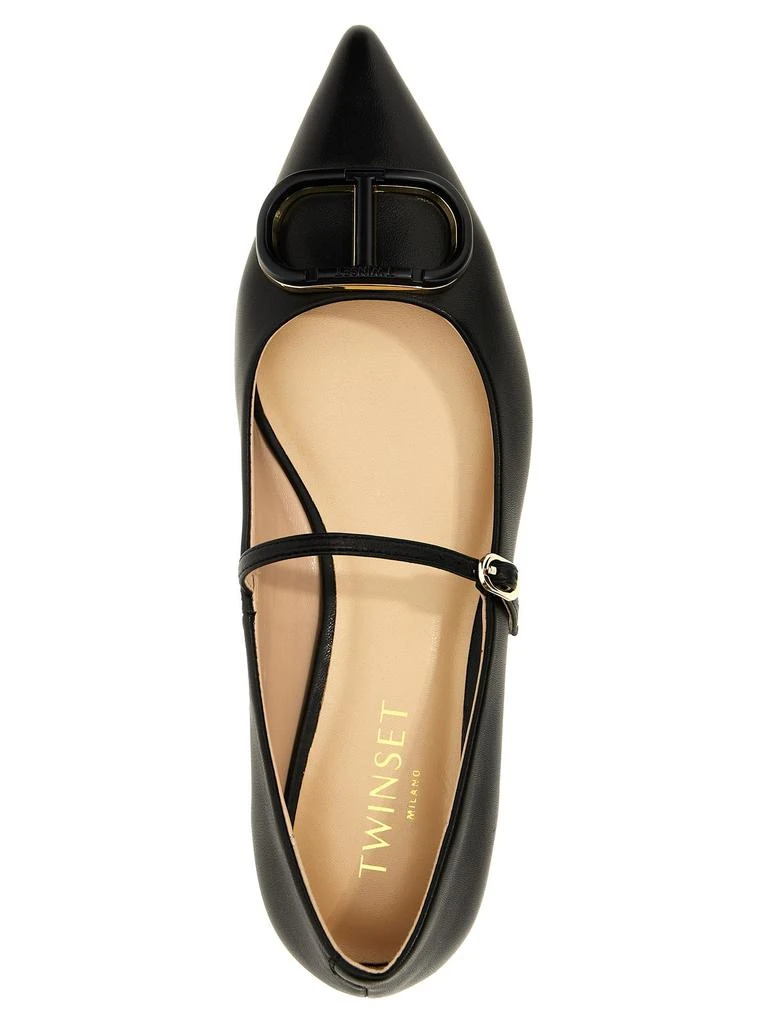 TWINSET oval T Ballet Flats 2