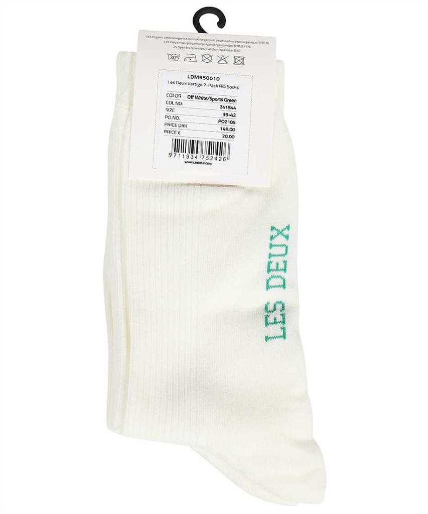 LES DEUX LOGO COTTON BLEND SOCKS