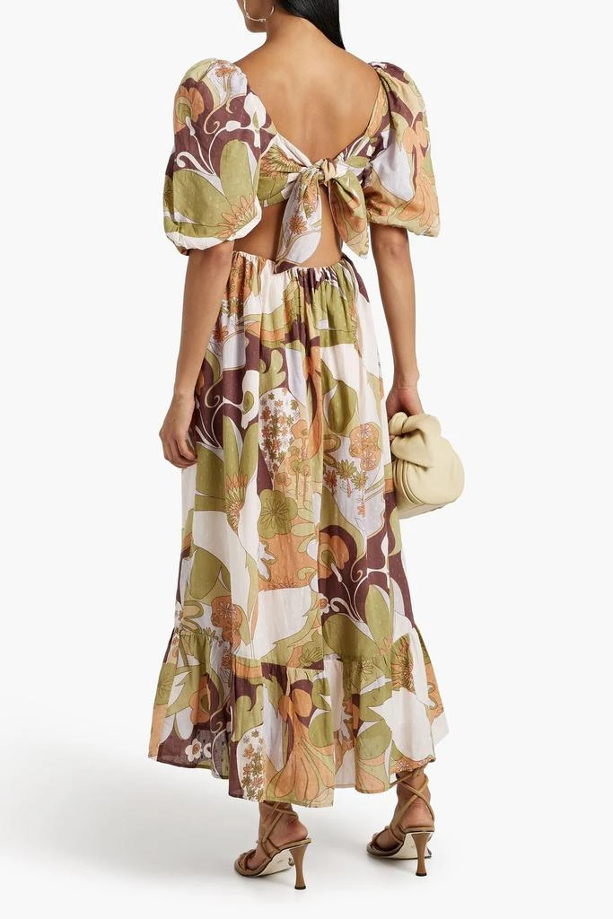 ANTIK BATIK Bahia printed fil coupé cotton maxi dress 3