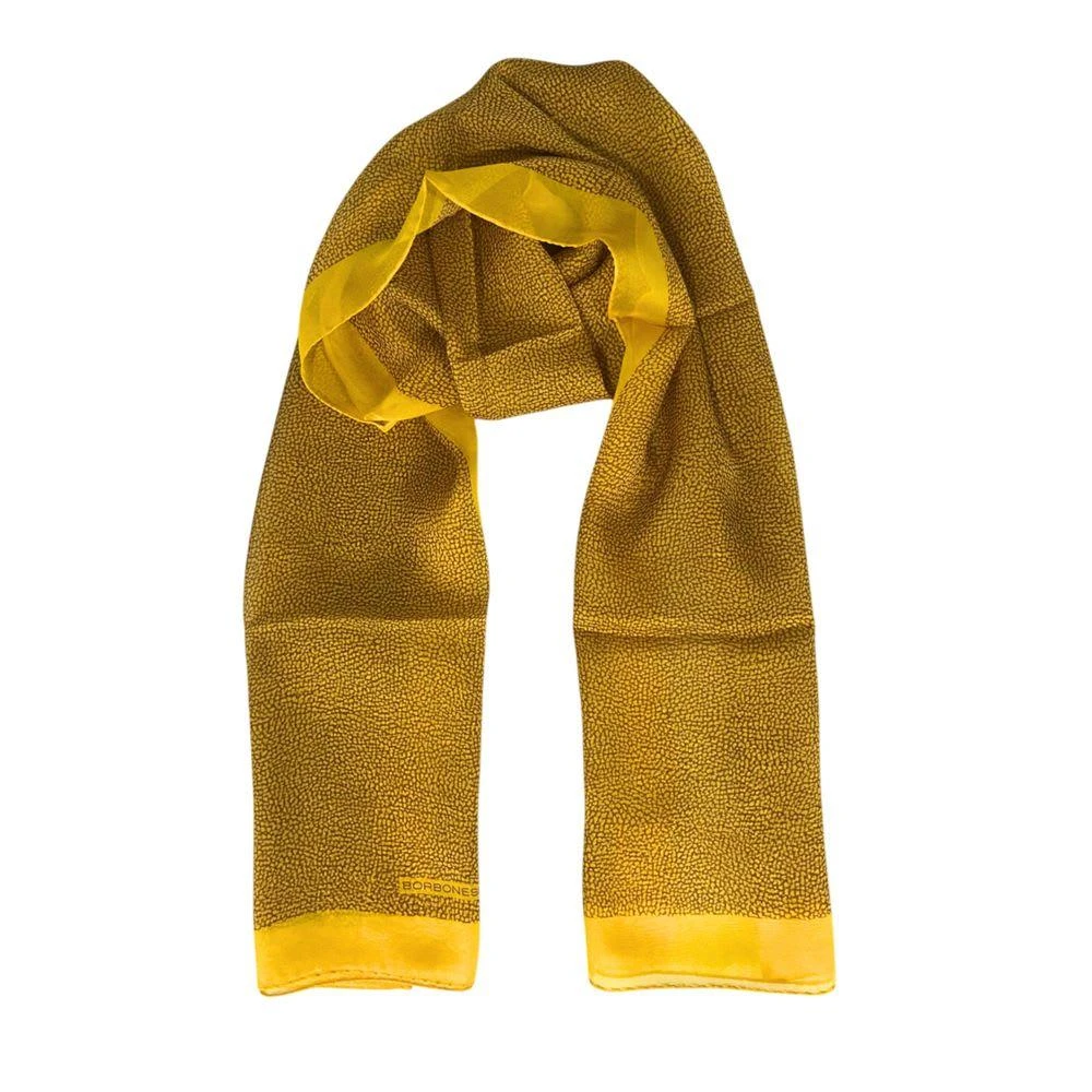 Borbonese yellow Silk Women Women
s Scarf 2