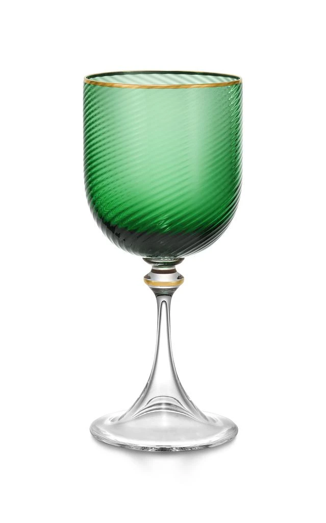 Tiffany 
Co. Tiffany 
Co. - Exclusive Twist Red Wine Crystal Glass - Dark Green - Moda Operandi