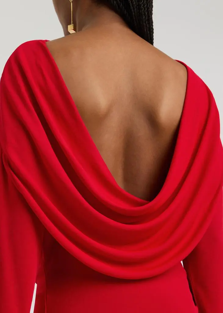 Jacquemus La Robe Croisière draped mini dress 5
