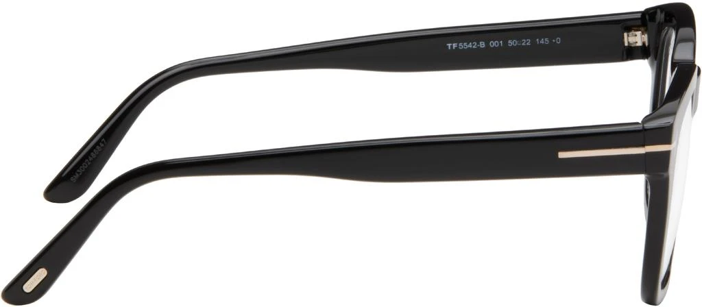 Tom Ford Black Blue Block Soft Square Glasses 2