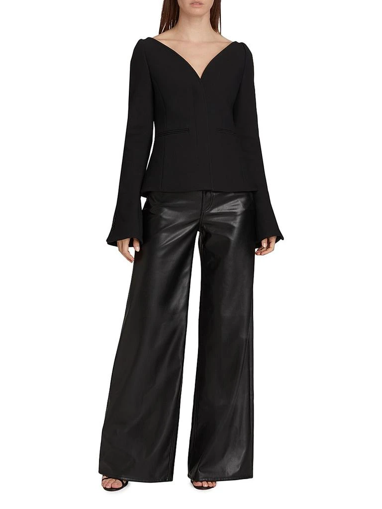 courreges Ellipse Heritage Crepe Tailored Jacket 2