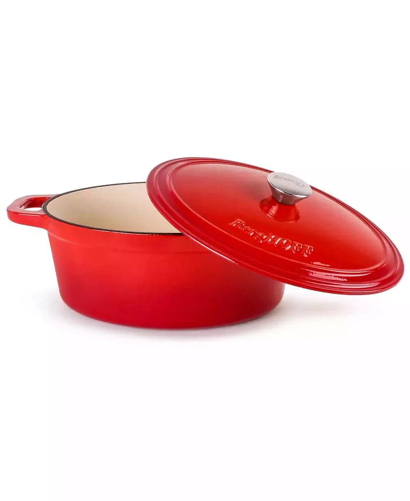 BergHOFF Neo 5pc Cast Iron Oval Dutch Oven Set with 10" Fry Pan, 5qt. 
8qt. 9