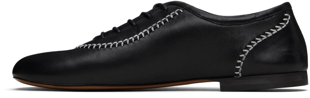 WALES BONNER Black Lace-Up Oxfords 3