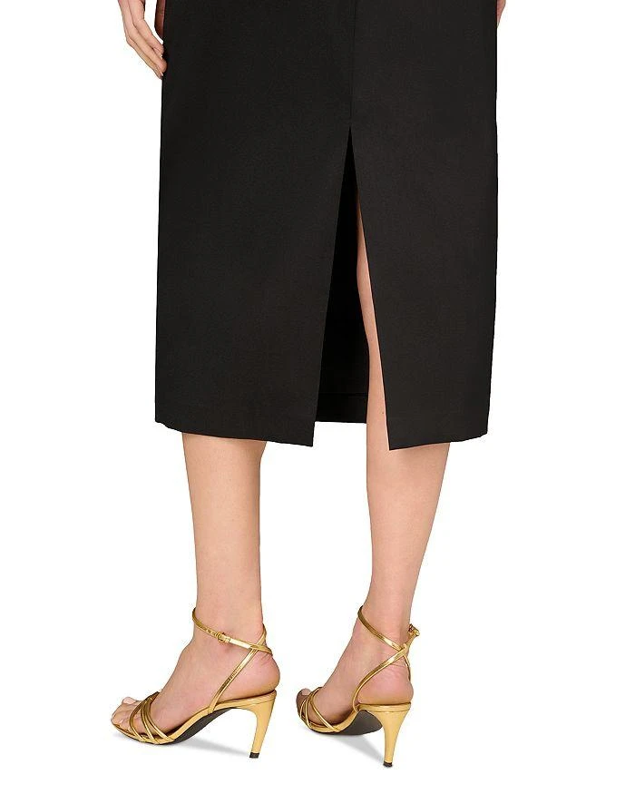 Aidan Mattox Stretch Mikado Midi Dress 4