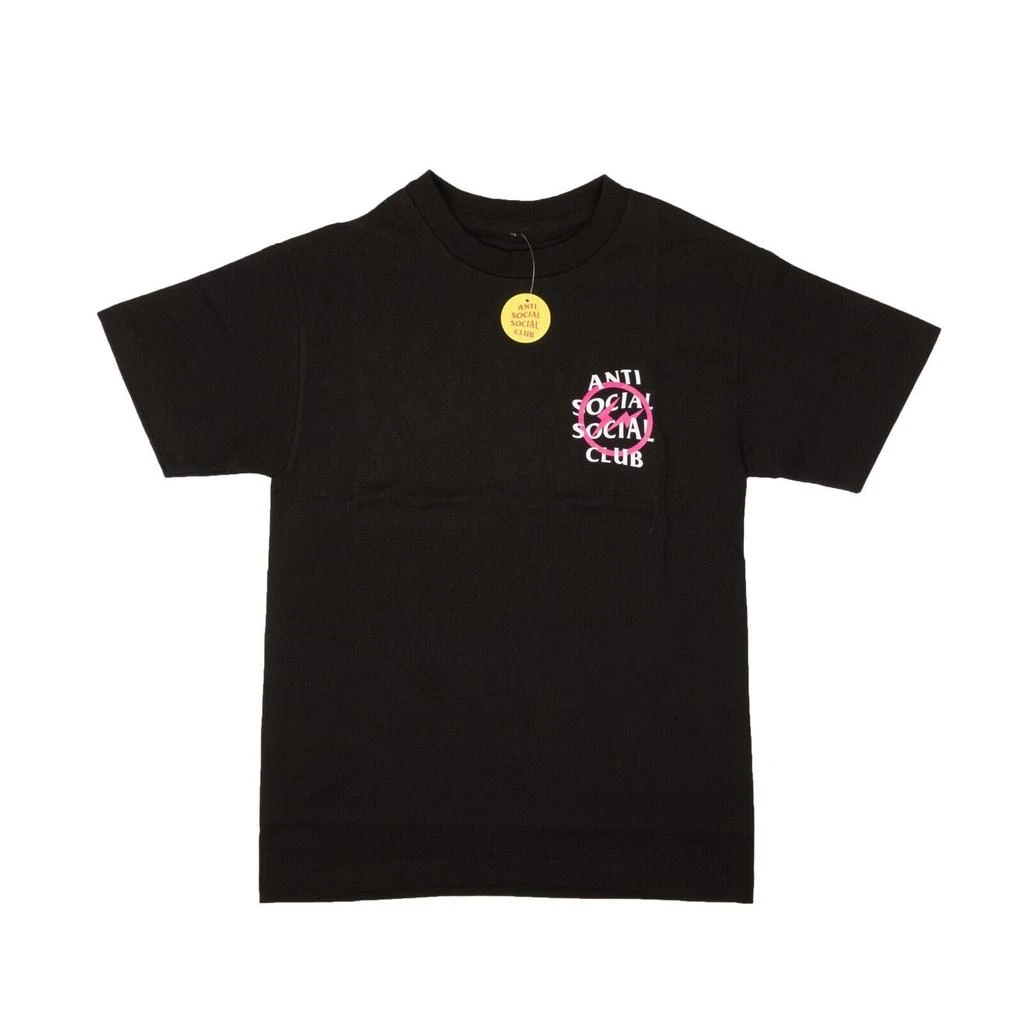 Anti Social Social Club Black And Pink Fragment Bolt T-Shirt 4